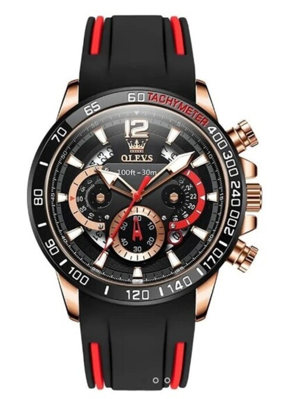 OLEVS Men's Luminous Quartz Watch, 46mm (9936)